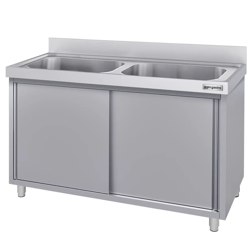 Шкаф с мивка ECO - 1600x600mm - с 2 корита