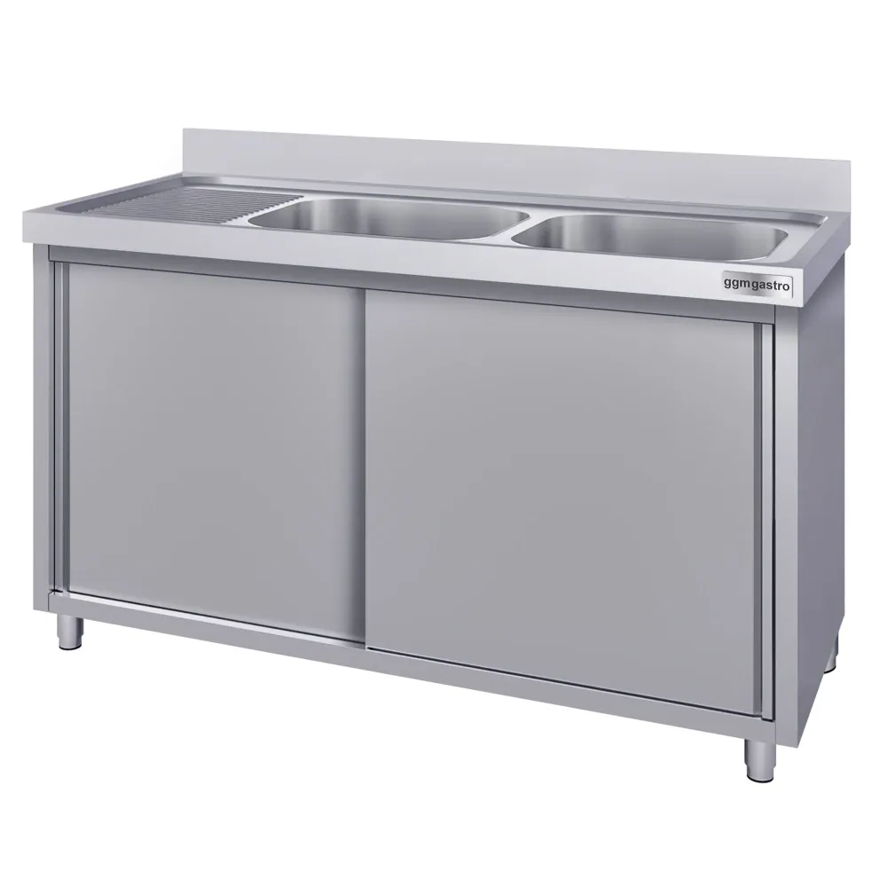 Шкаф с мивка ECO - 1600x700mm - с 2 корита