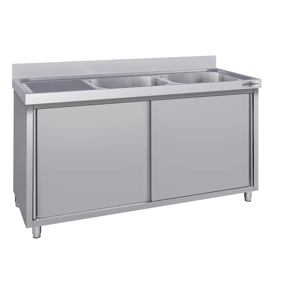 Шкаф с мивка ECO - 1800x600mm - с 2 корита вдясно