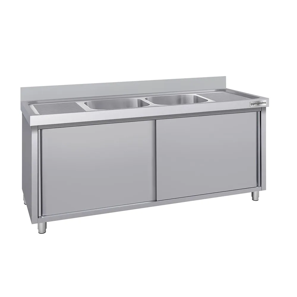 Шкаф с мивка ECO - 2000x700mm - с 2 корита