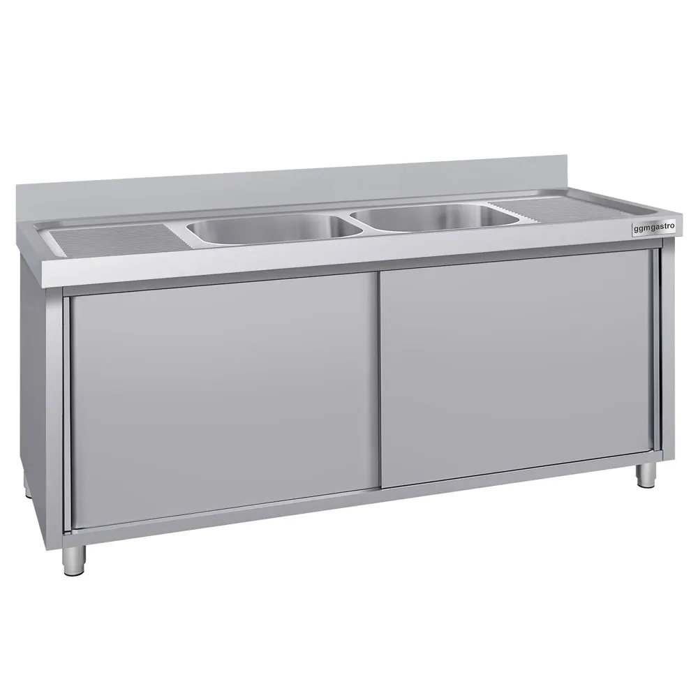 Шкаф с мивка ECO - 2000x700mm - с 2 корита