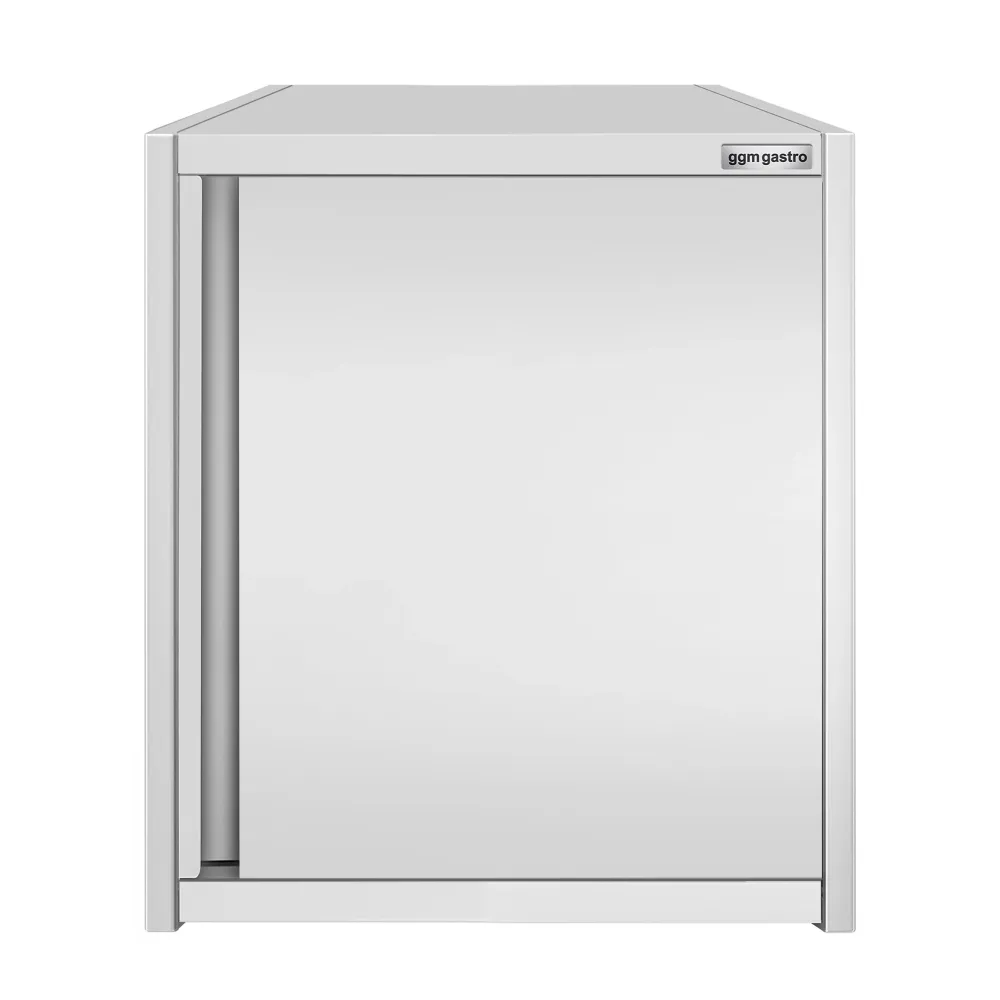 Стенен шкаф от неръждаема стомана ECO - 600x400mm - с врата на панти - 650mm височина