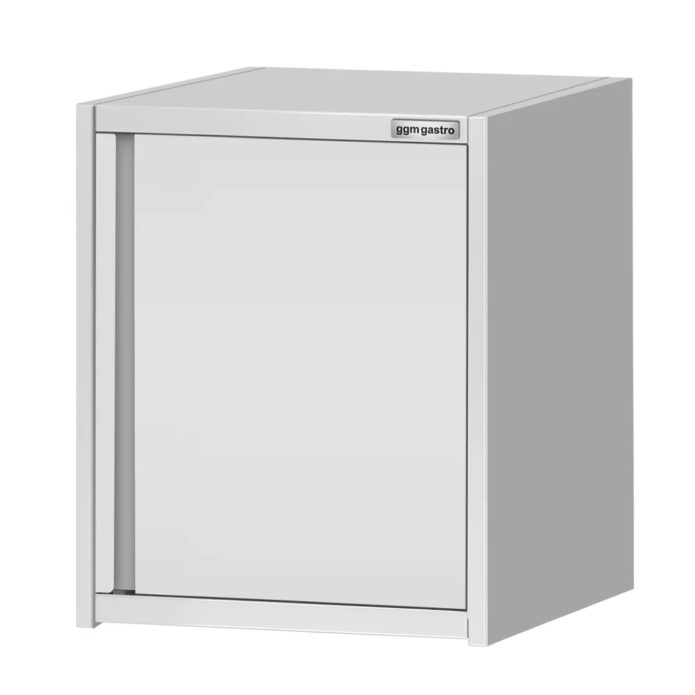 Стенен шкаф от неръждаема стомана ECO - 600x400mm - с врата на панти - 650mm височина