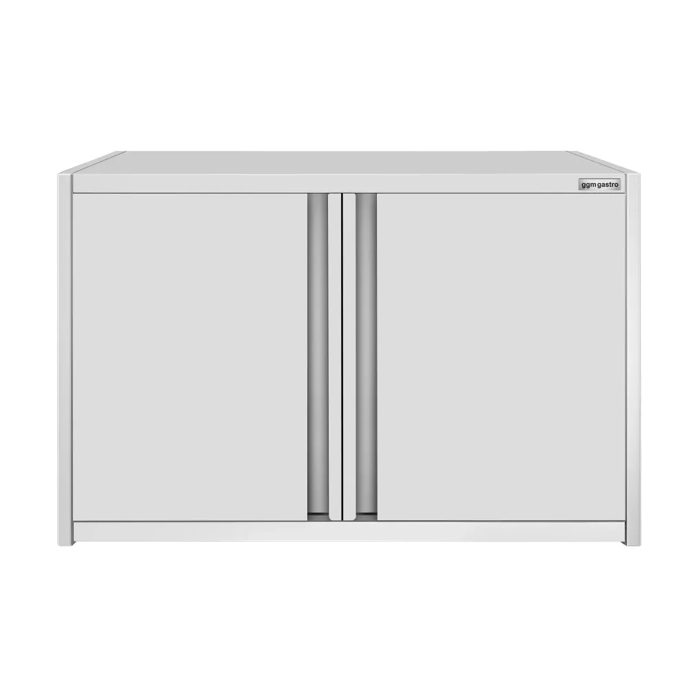 Стенен шкаф от неръждаема стомана ECO - 800x400mm - с врати на панти - 650mm височина