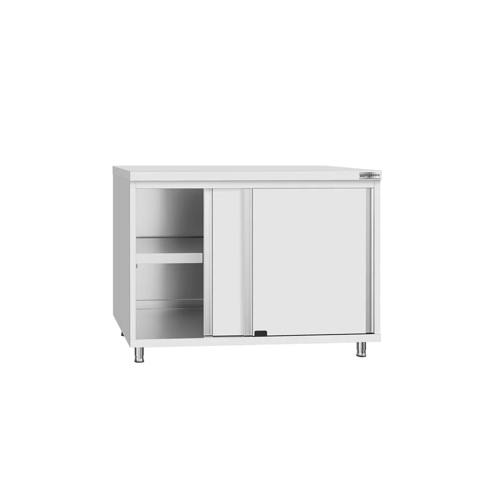 Професионален Работен шкаф от неръждаема стомана ECO ECO Flex - 1000x600mm - с плъзгащи се врати