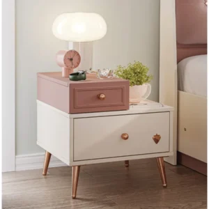 Нощно шкафче «Elegance» + две чекмеджета, размер 47х48х44см