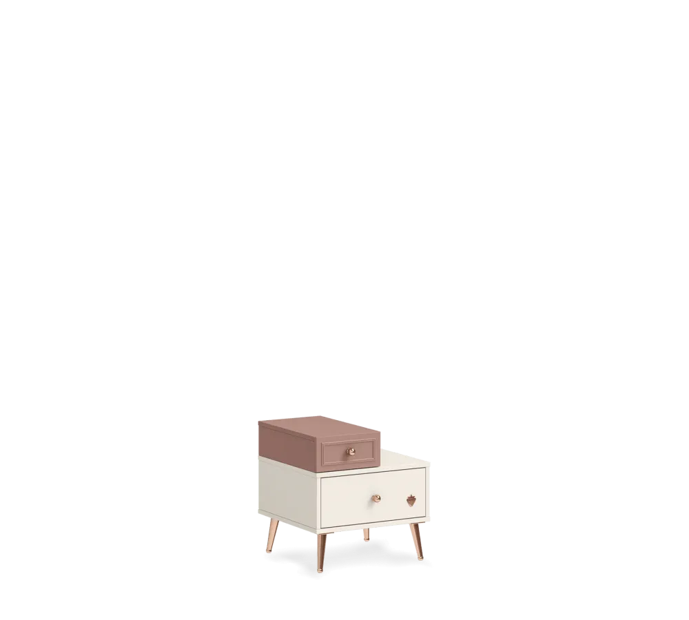 Нощно шкафче «Elegance» + две чекмеджета, размер 47х48х44см