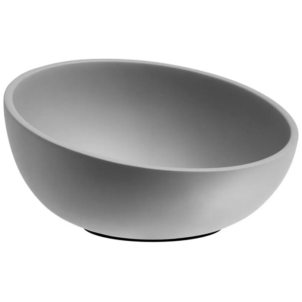 (6 бр.) Купа - ELEMENT - Бетон - 1.7L - Ø 260mm - Дълбочина: 130mm - Сиво