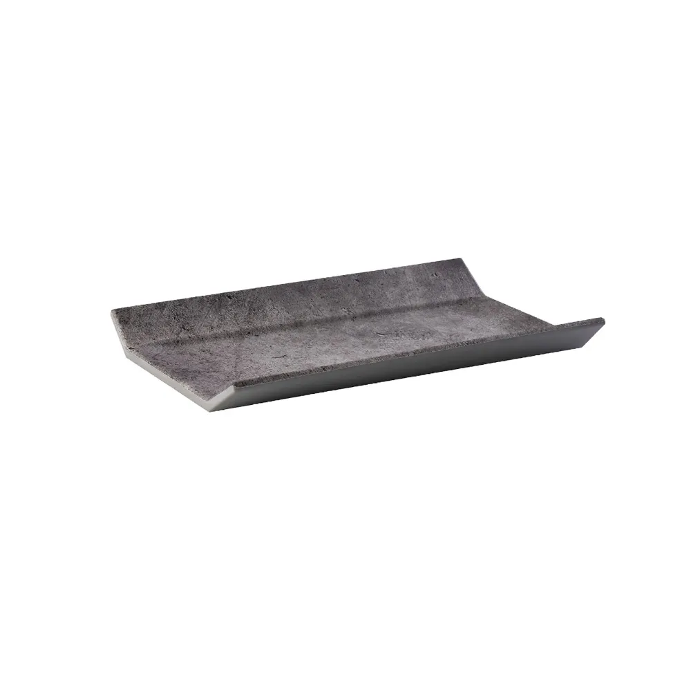 (6 бр.) Гастронорм тава GN 1/3 - ELEMENT - Меламин - 325x176mm - Дълбочина: 35mm - Сив