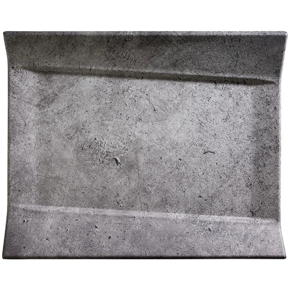(6 бр.) Гастронорм тава GN 1/2 - ELEMENT - Меламин - 325x265mm - Дълбочина: 35mm - Сив
