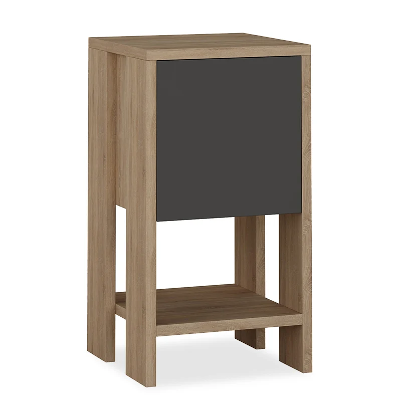 Нощно шкафче Ema цвят антрацит 30x30x55см
