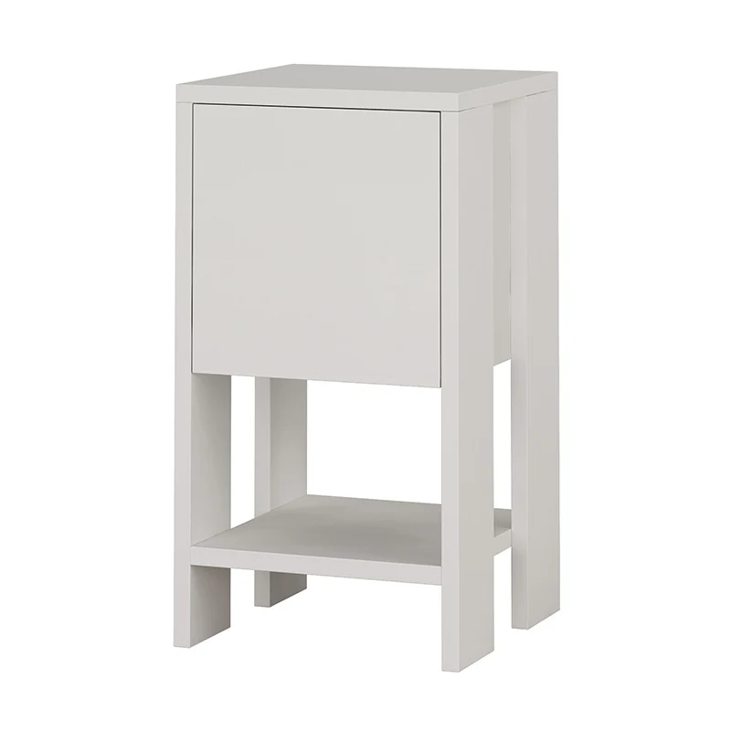 Нощно шкафче Ema в бял цвят 30x30x55см