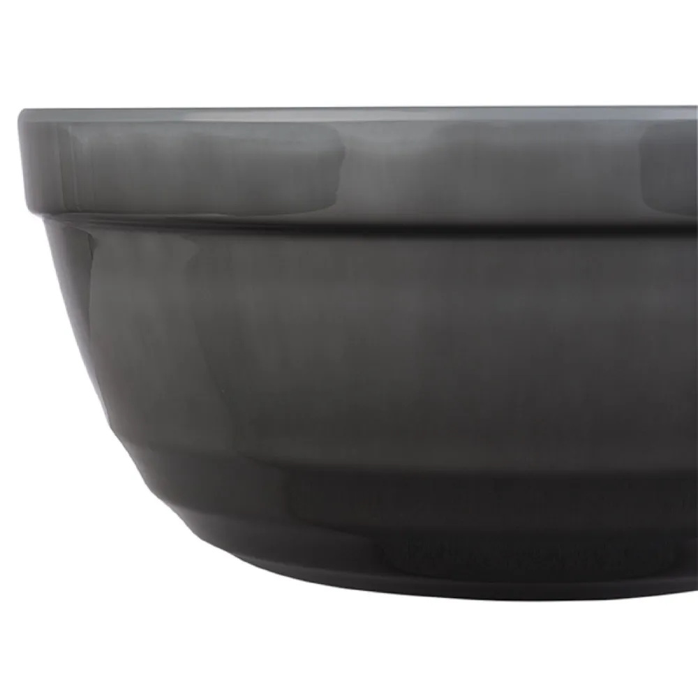 (6 бр.) Купа - EMMA - Меламин - 2.3L - Ø 230mm - Дълбочина: 105mm - Сиво