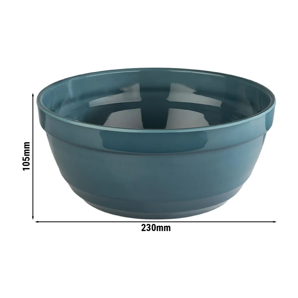 (6 бр.) Купа - EMMA - Меламин - 2.3L - Ø 230mm - Синьо