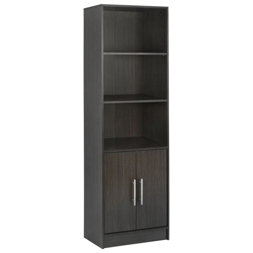 Библиотека ENSLEY цвят зебрано 60X30X180см