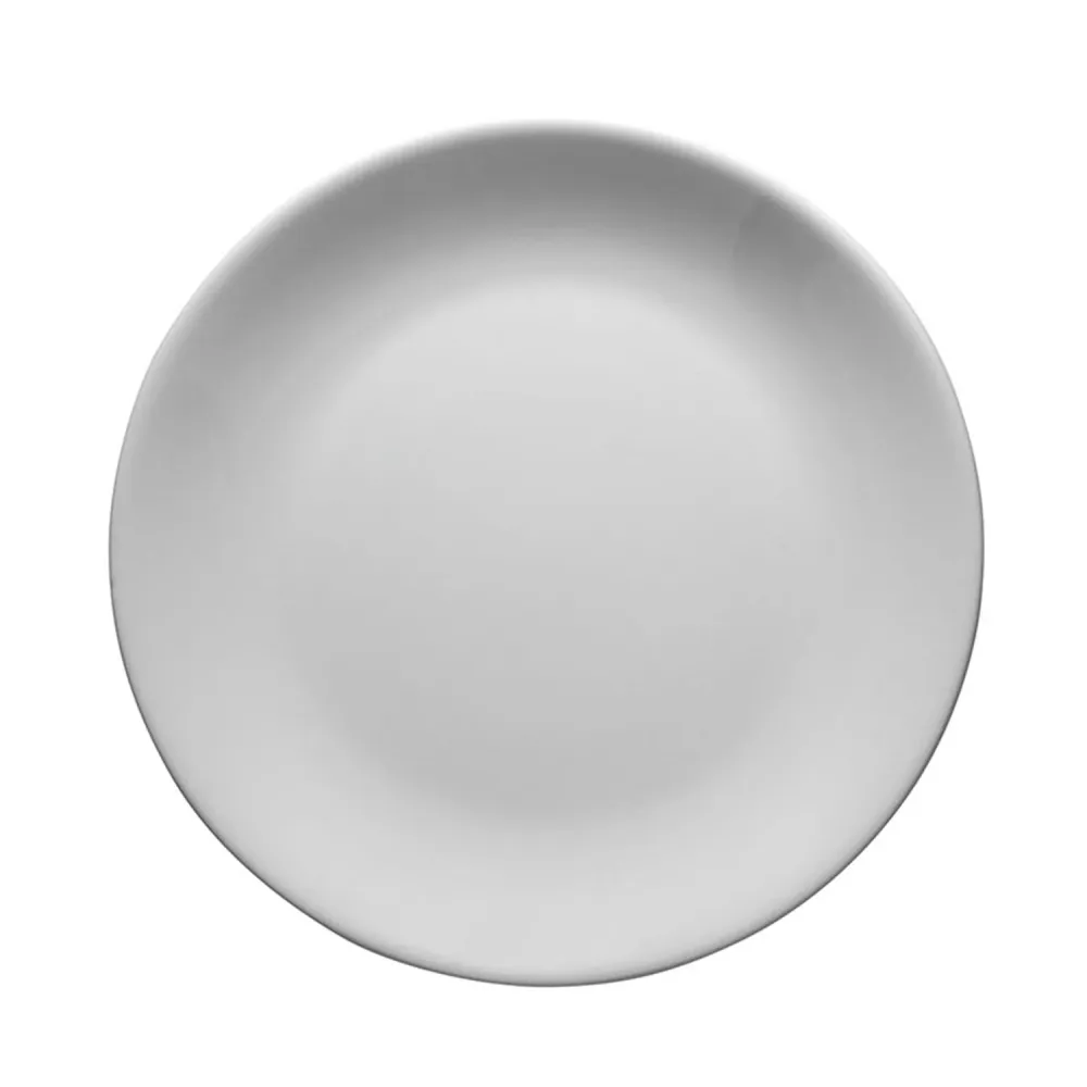 (24 бр.) ENTITY - Плоска чиния - Порцелан - 210x210mm - Бял