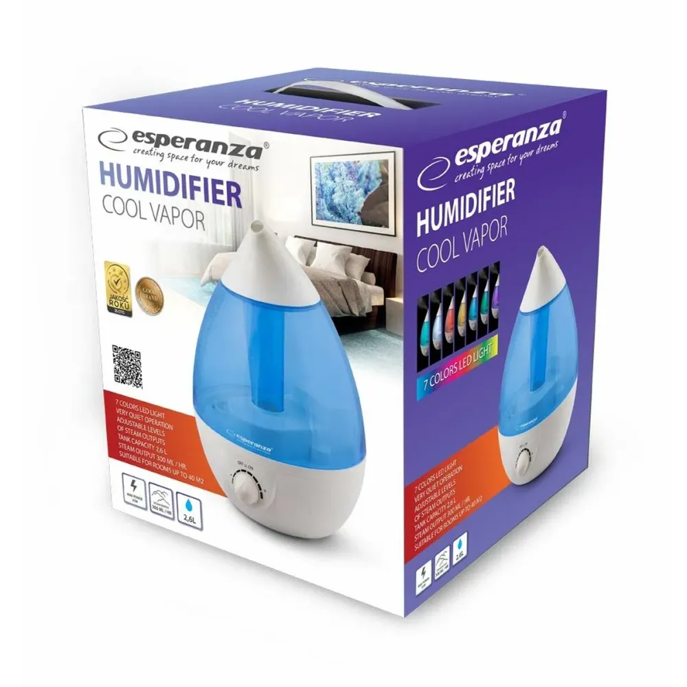 Овлажнител Esperanza EHA005 25 W 2,6 L