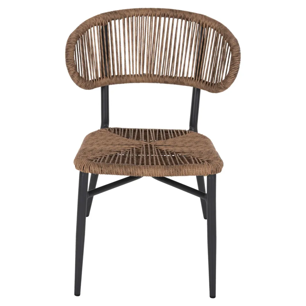 Стол EULO цвят антрацит 49x60x78см