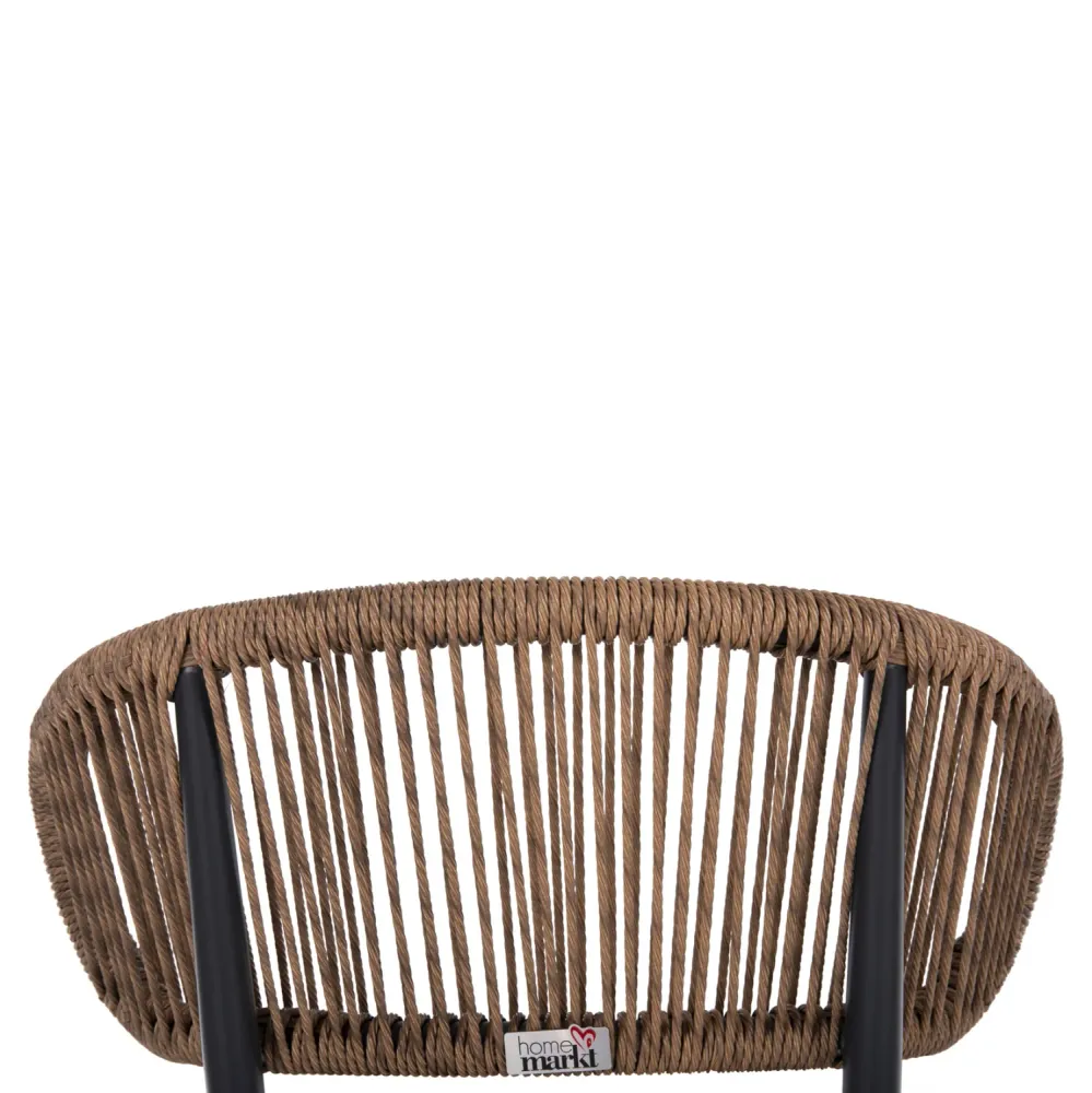 Стол EULO цвят антрацит 49x60x78см