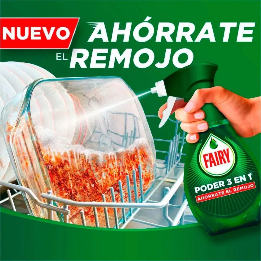 течния препарат за миене на съдове Fairy PODER 3 EN 1 500 ml