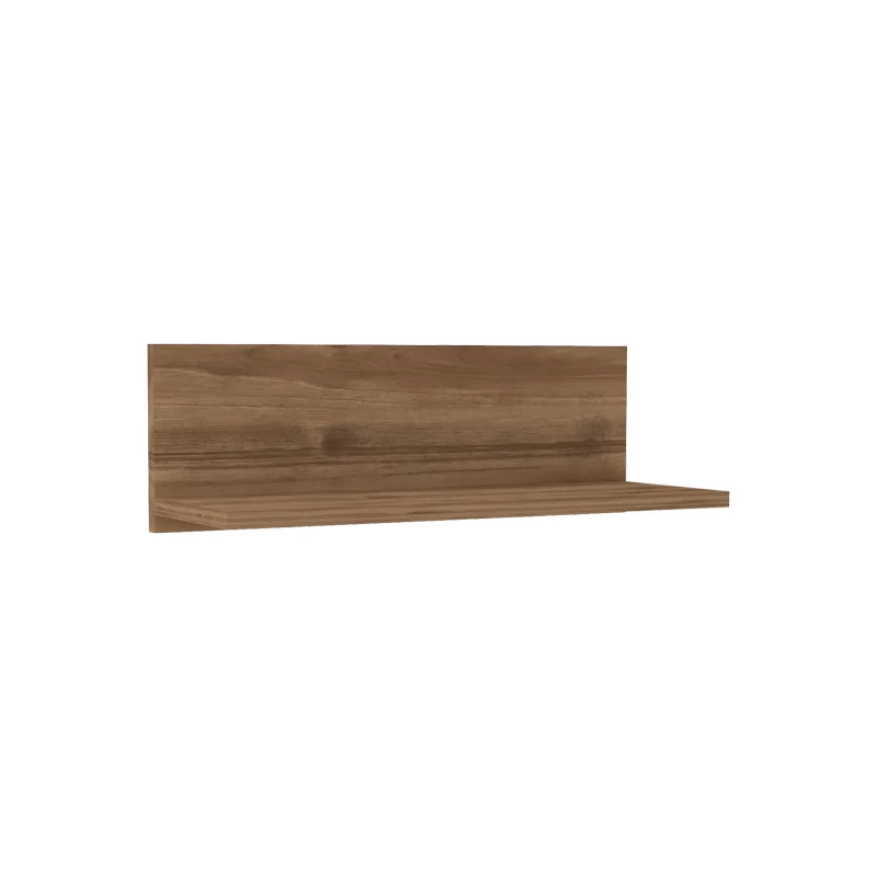 Стенен рафт Fane меламин в цвят орех 60x21.6x19.6cm