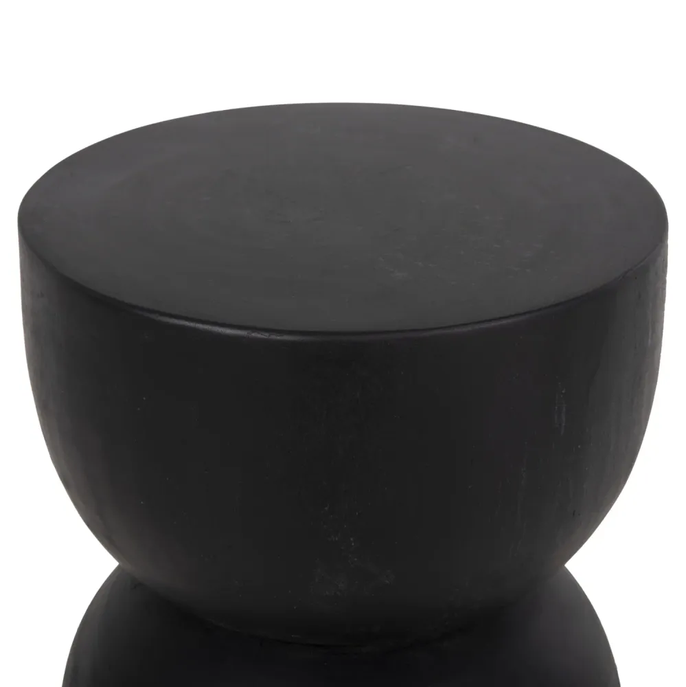 Табуретка FEBRY черен цвят Φ35x45