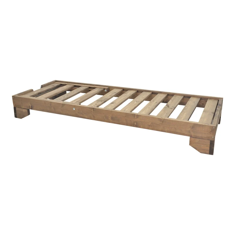 Шезлонг Fendy ела в цвят орех 71,5x200x24см