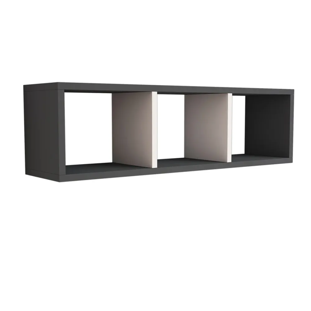 Етажерка FENSI цвят бял-сив 90x22x25,6