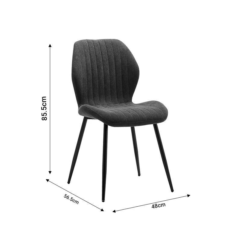 Стол FERSITY бежова дамаска-естествен метален крак 48x56.5x85.5xm
