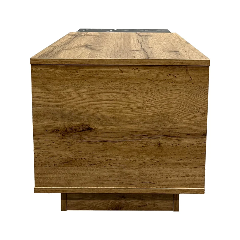 Холна маса FETIX в черен мрамор-сонома нюанс 90x45x45см