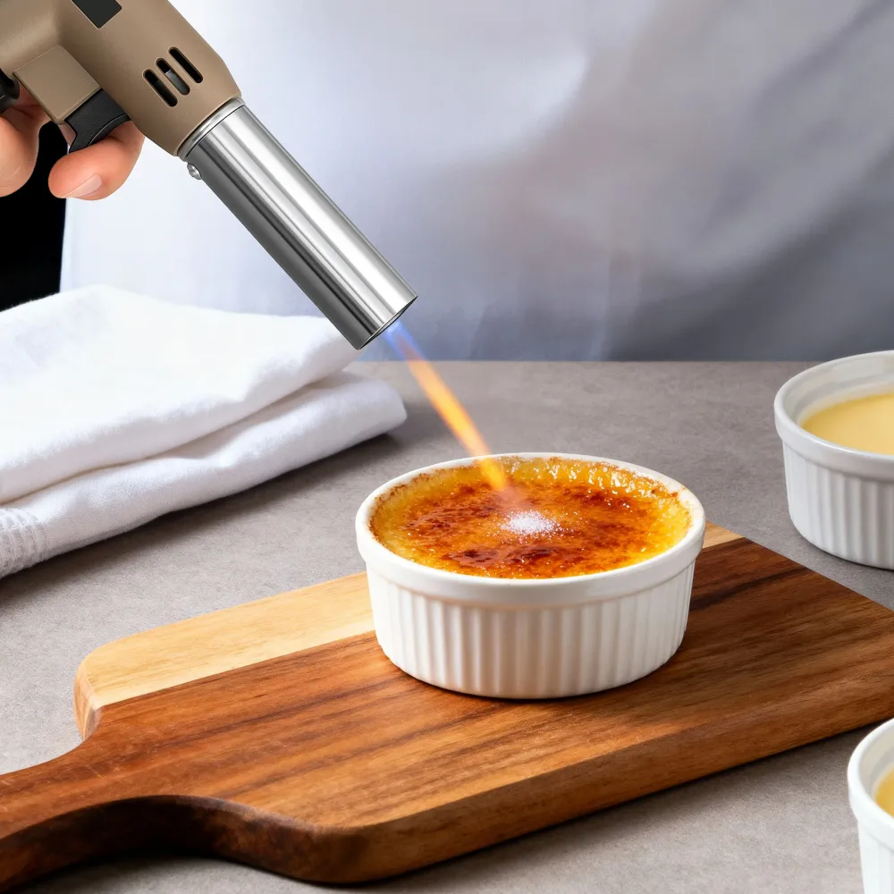 Горелка Flambé - с регулируем пламък - сива