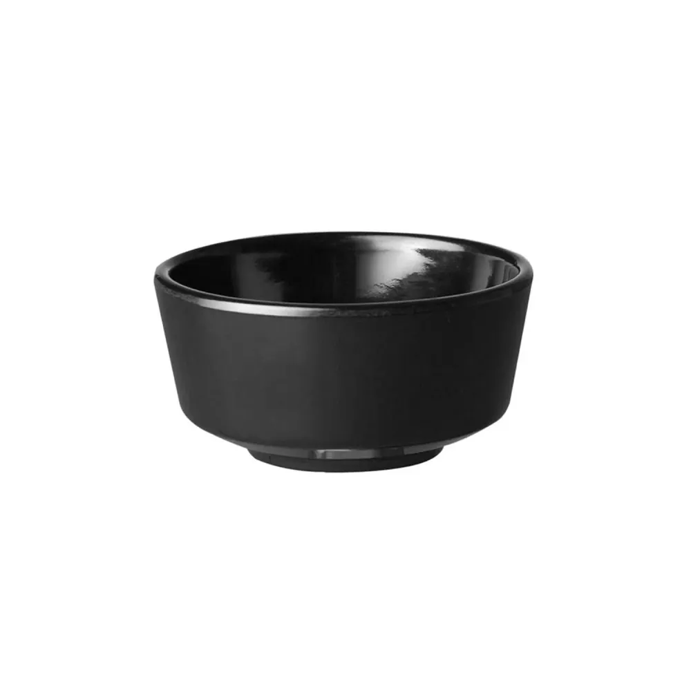 (6 бр.) Купичка - FLOAT - Меламин - 150ml - Ø 90mm - Черно