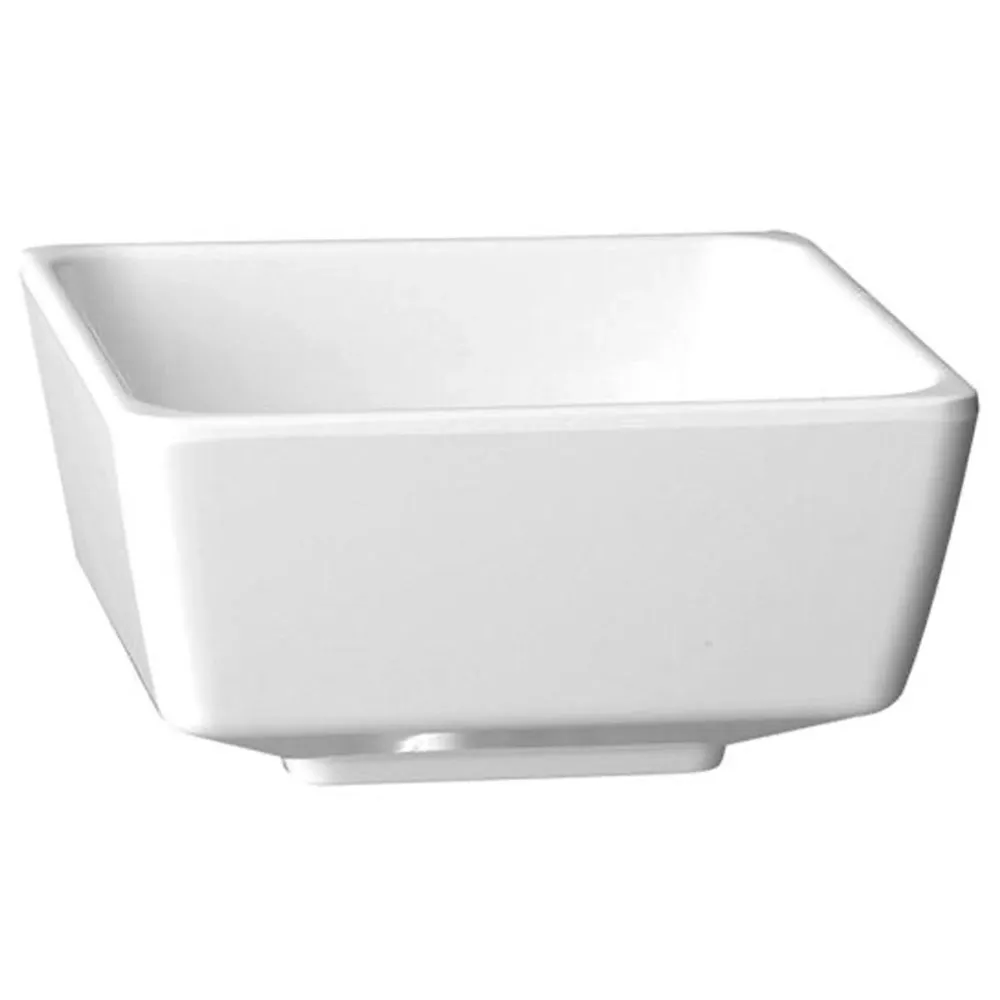(36 бр.) Купички за сос - FLOAT - Меламин - 30ml - правоъгълна - 55x55mm - Бял