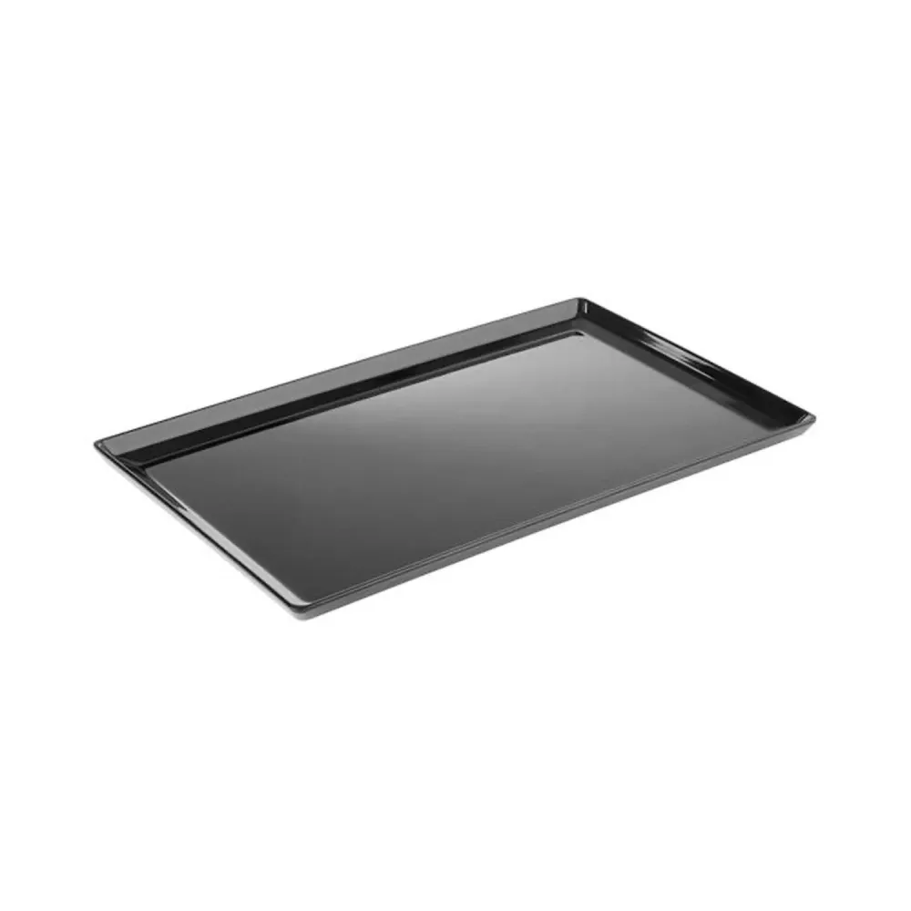 (6 бр.) Гастронорм тава GN 1/2 - FLOAT - Меламин - 325x265mm - Дълбочина: 30mm - Черен