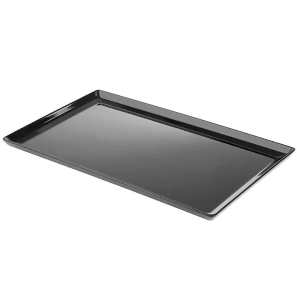 (6 бр.) Гастронорм тава GN 1/2 - FLOAT - Меламин - 325x265mm - Дълбочина: 30mm - Черен