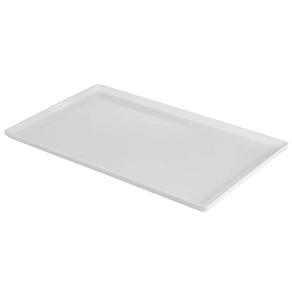 (6 бр.) Меламиново плато GN 1/2 - FLOAT - Меламин - 325x265mm - Височина: 30mm - Бял