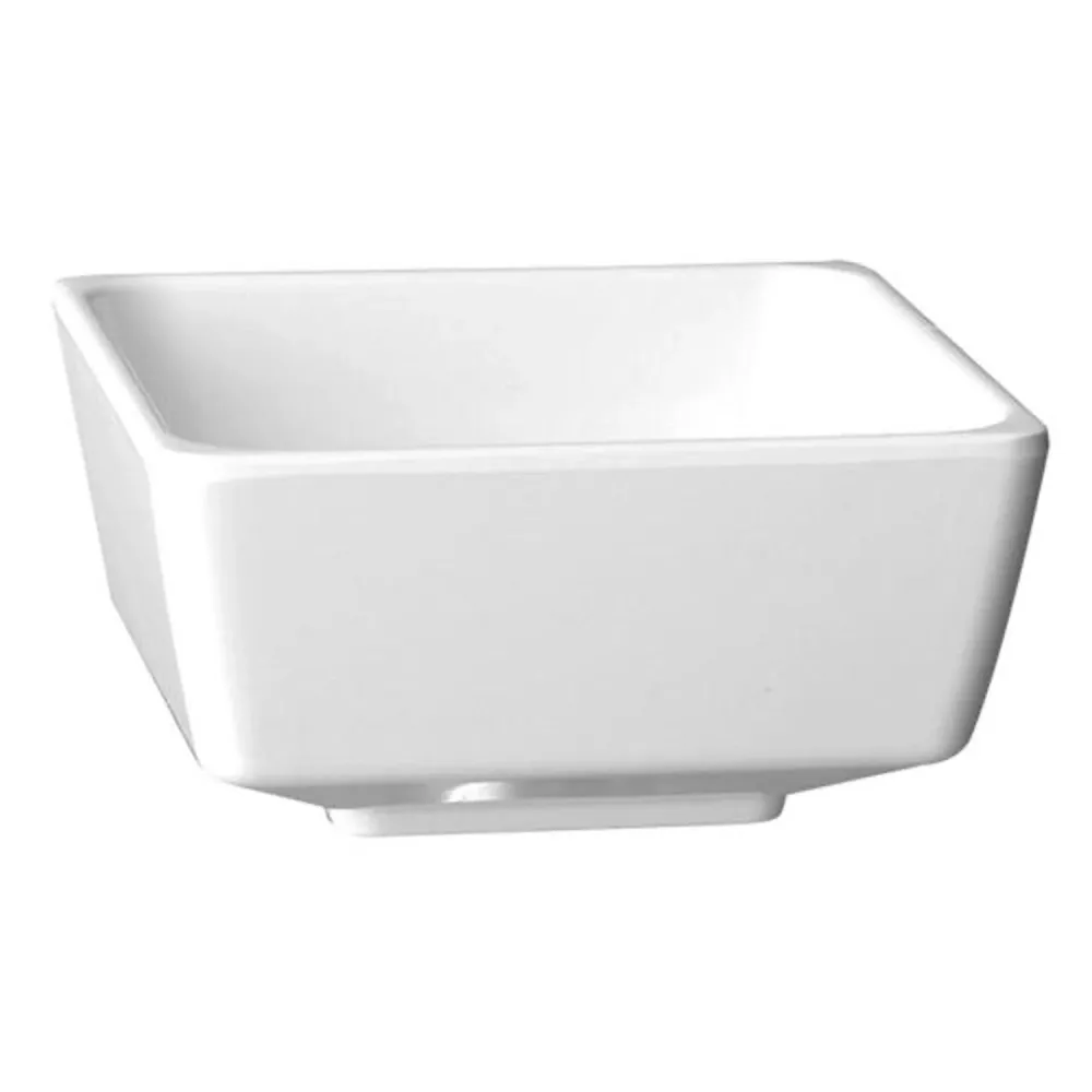 (6 бр.) Купа - FLOAT - Меламин - 4.7L - правоъгълна - 250x250mm - Дълбочина: 120mm - Бяло