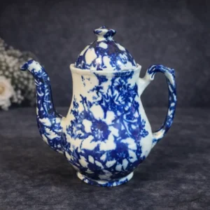 Винтидж английски чайник Flow Blue | Чаени Momenti