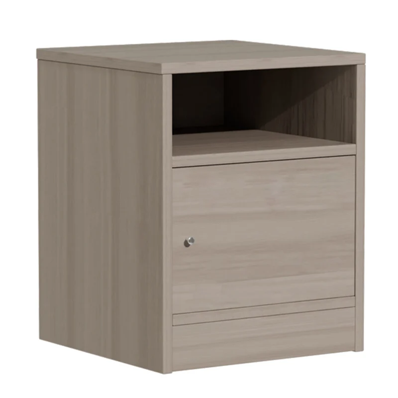 Нощно шкафче Foly с шкаф от сив дъб 40x40x50см