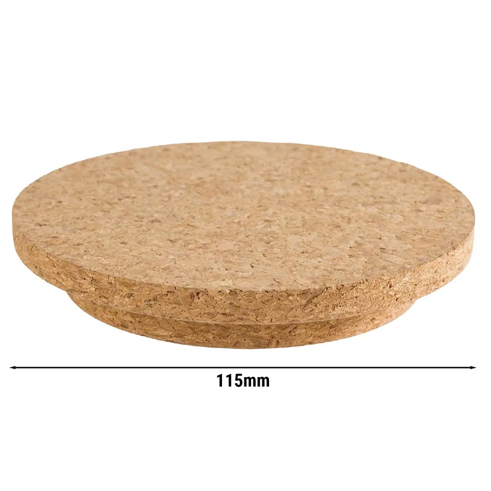 (6 бр.) Капак от корк FRESH WOOD - Ø115mm - съвместимост: 10430, 10435 - бежов