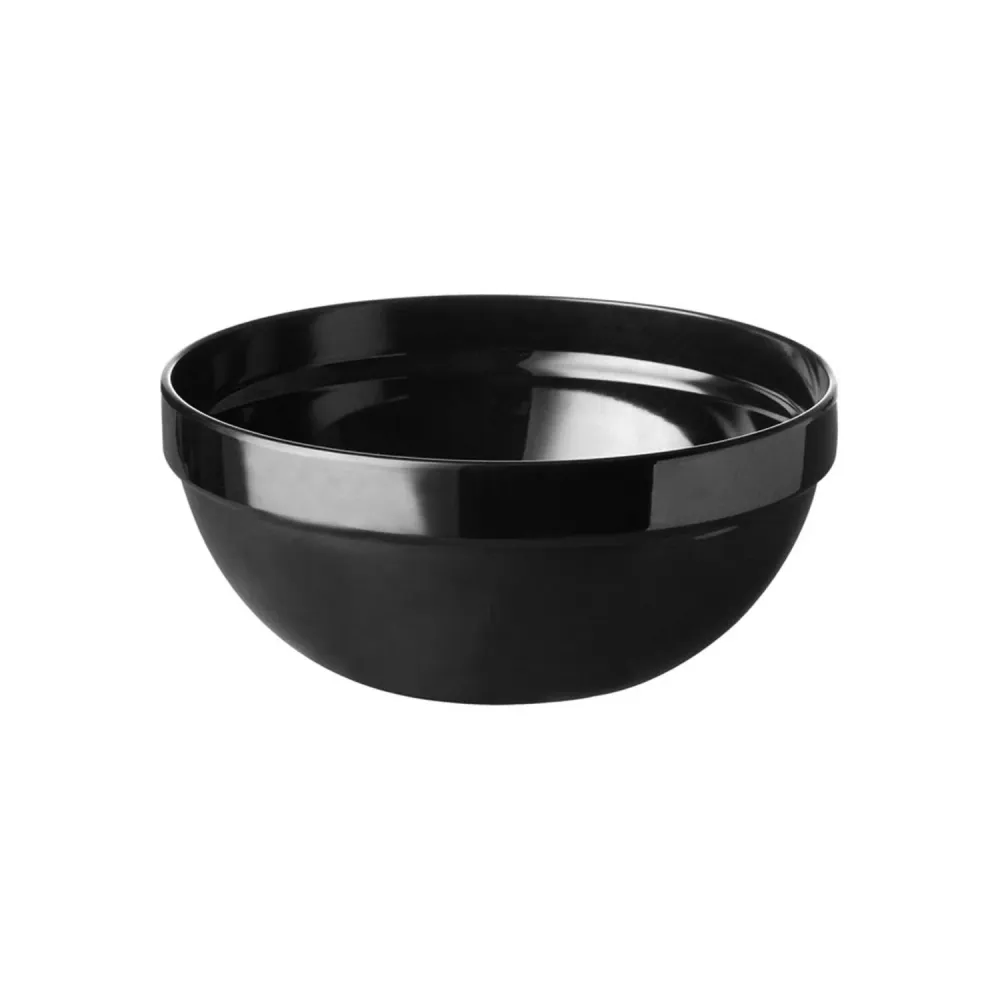 (6 бр.) Купичка - FRIENDLY - Рециклиран PET - 150ml - Ø 100mm - Дълбочина: 45mm - Черно