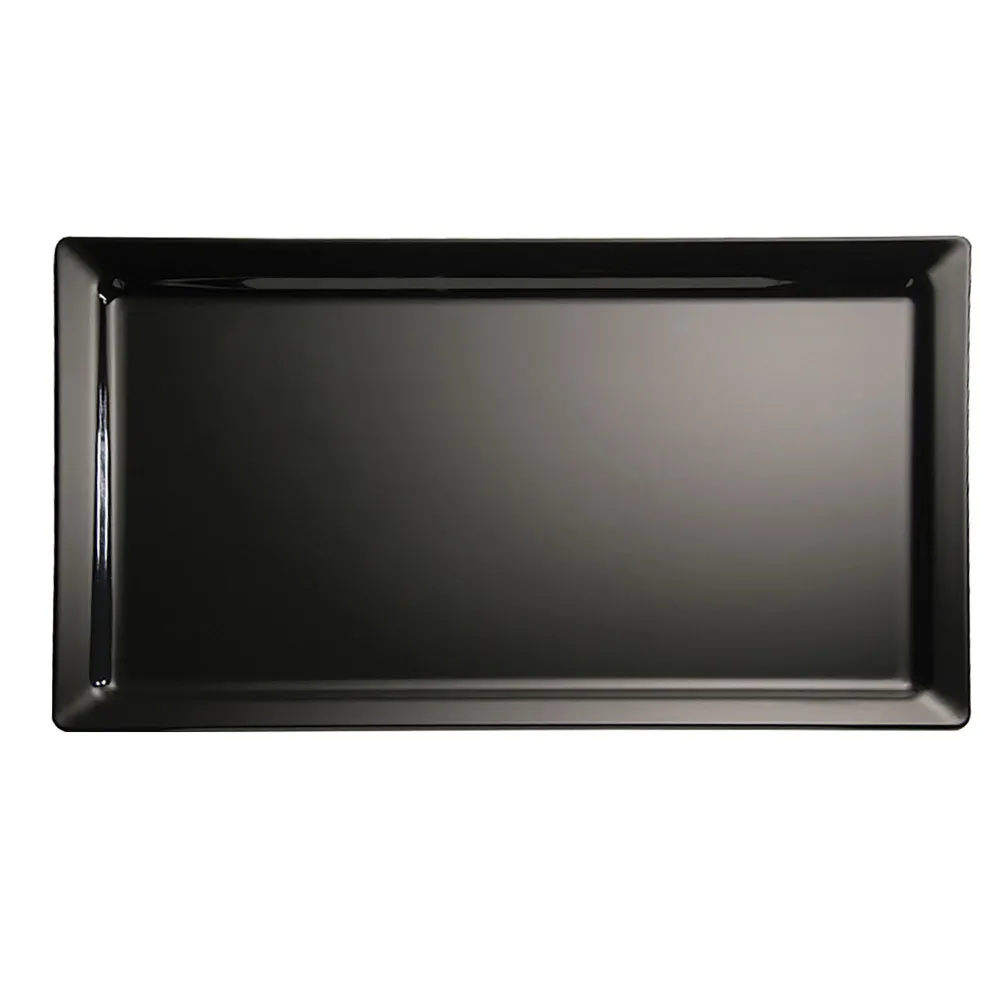 (6 бр.) Гастронорм тава GN 1/2 - FRIENDLY - PET (рециклиран) - 325x265mm - Дълбочина: 30mm - Черен