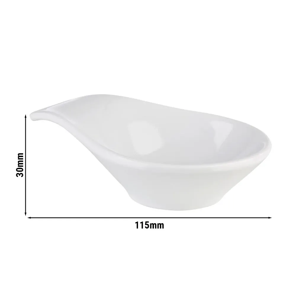 (12 бр.) Купички за сос - FRIENDLY - PET - 60ml - 115x75mm - Бял