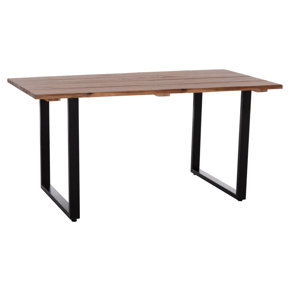 Трапезна маса FRIGGO акациево дърво дебелина на повърхността 2.6cm- 160x80x76h