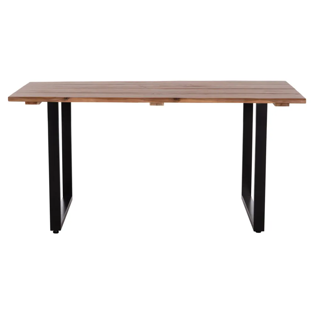 Трапезна маса FRIGGO акациево дърво дебелина на повърхността 2.6cm- 160x80x76h