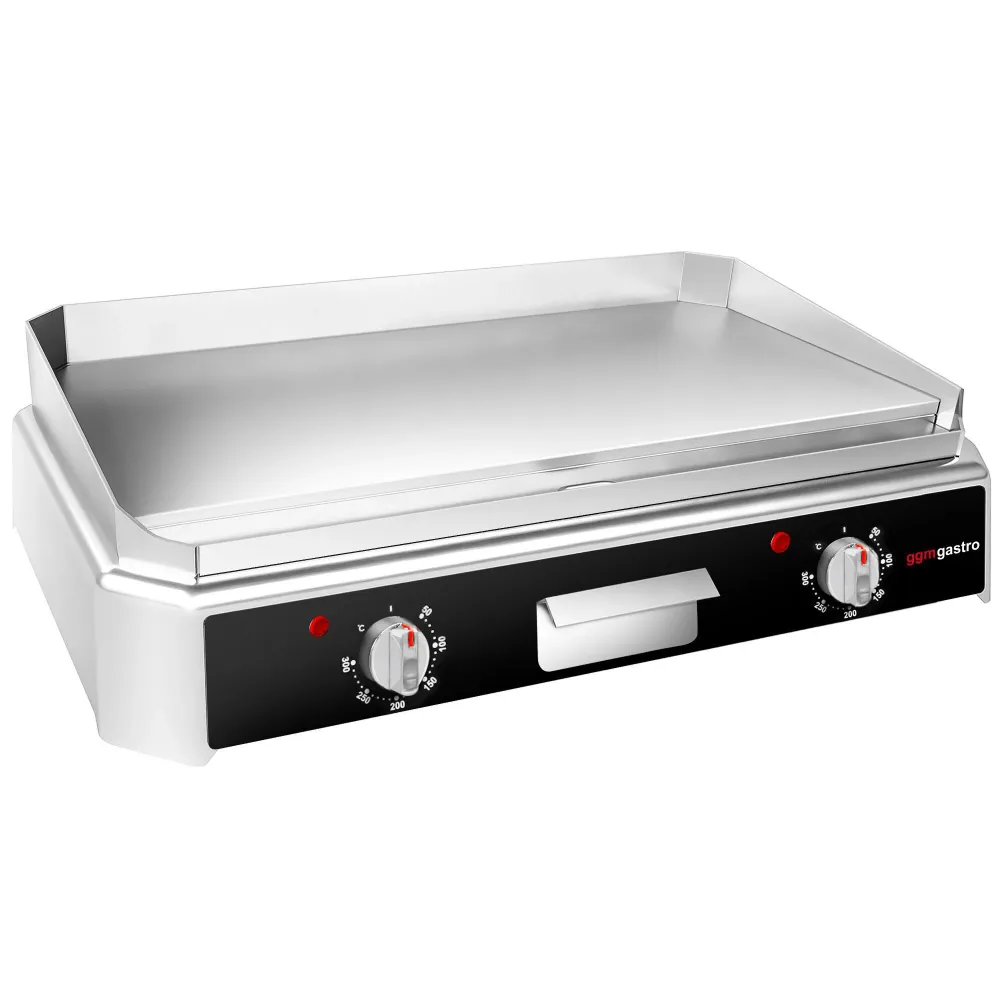 Професионална Електрическа плоча за печене (fry-top) - 5kW - Гладка