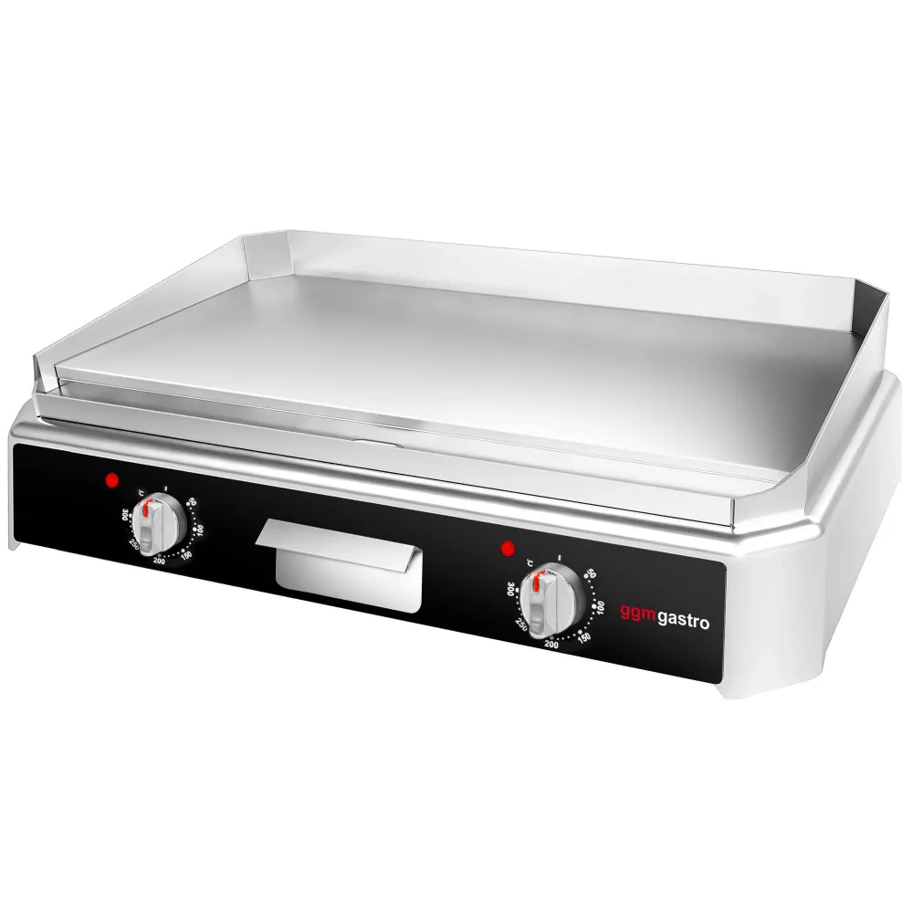 Професионална Електрическа плоча за печене (fry-top) - 5kW - Гладка