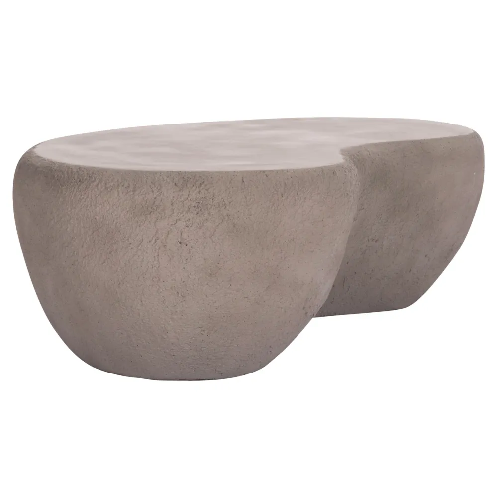 Холна маса GERSON 104x72x40 см -сив цвят