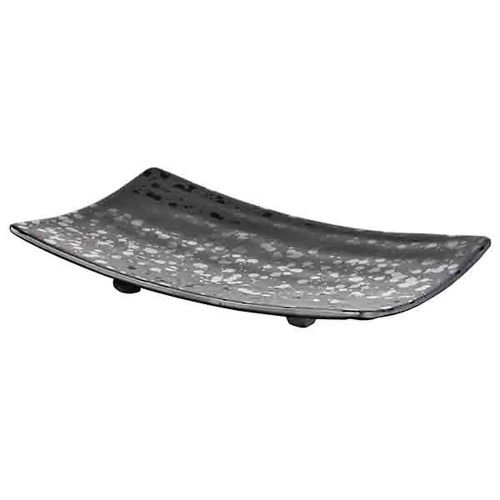 (6 бр.) Табла за сервиране - GLAMOUR - Меламин - 220x120mm - Височина:30mm - Черен