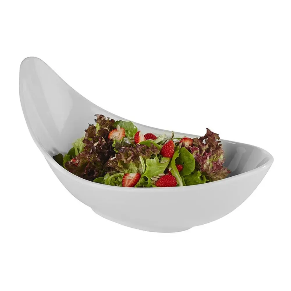 (6 бр.) Купа - GLOBAL BUFFET - Меламин - 3.3L - правоъгълна - 440x250mm - Дълбочина: 200mm - Бяло